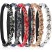 6 Pieces Braided Floral Headbands Adjustable Braid Flower Hairband Elastic Stretch Fabric Braided Head Bands Hair Accessory for Girls Women Hair Styling
