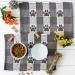Bone Dry Buffalo Check Gray Placemat 12x18 - Set of 4 - Buy Online on GoSupps.com