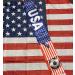USA Soccer Scarf & Flag Set with Bracelet - Patriotic Red, White, and Blue Kit - Buy Online on GoSupps.com