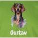 Personalized Dachshund T-Shirt for Dog Owners - Custom Gift by Shirtracer | Light Green XXL - Buy Online on GoSupps.com