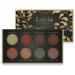 Luvia eyeshadow pallet matt & glitter: vegan hidden Forest Eyeshadow sustainable cosmetics free of microplastics & fragrances green