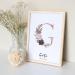 Personalized Birth Poster for Girls | DEL M Unique Nursery Art | Baby Room Decoration - Buy Online on GoSupps.com
