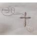 Integrity Designs Baby Linen Keepsake Cross Embroidered Handkerchief Christening/Baptism Bonnet - Gift Card Included - Buy Online on GoSupps.com