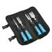 Amazon Basics 4-Piece Chrome Vanadium Steel Wood Chisel Set  1/2-Inch to 1-1/4-Inch with Carry Pouch 1/2 - 1-1/4 4-Piece