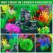 Borlech Aquarium Rock Decorations Set - 9 Pieces Plastic Plants & Green Rock | Enhance Your Fish Tank Decor - Buy Online on GoSupps.com