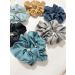 6-Piece Satin Silk Hair Scrunchies Set - Big Hair Ties Ponytail Holders, No Damage - Buy Online on GoSupps.com