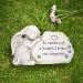 Sleeping Dog Angel Memorial Statue | Outdoor Dog Grave Marker | Sympathy Gift for Loss of Pet | Antique Stone Finish 8.86 inch - Buy Online on GoSupps.com