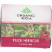 Organic India Tulsi Hibiscus Tea Infusion - 18 Count - Herbal Wellness Brew - Buy Online on GoSupps.com