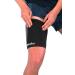 Mueller Neoprene Thigh Sleeve - Black, Large | Sports Medicine - Buy Online on GoSupps.com
