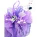 Ladies Feather Beak Clip/Corsage Fascinator Hair Clip Weddings Races Royal Ascot Hair Piece (Lilac) - Buy Online on GoSupps.com
