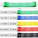 FNG8 Fitness Straps Set - Printed Exercises in German | 5 Resistance Levels | Skin-Friendly Latex Training Bands for Unisex Physio & Sports - Buy Online on GoSupps.com