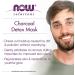 Now Foods Charcoal Detox Facial Mask 4 oz | Deep Cleansing Beauty Treatment - Buy Online on GoSupps.com