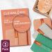 Cleanlogic Bath and Body Exfoliating Body Scrubber - Large Exfoliator Tool for Smooth, Soft Skin - Daily Skincare Routine - 3 Count Value Pack - Buy Online on GoSupps.com