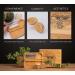 Wooden Stash Box Bundle with Rolling Tray, Jar, and Lock - Bamboo Rolling Tray with Lid and Accessories - Wood Storage Set - Buy Online on GoSupps.com