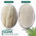 2 Pack Exfoliating Loofah Sponges - Natural Body Scrubber for Bath Spa Skin Care - Organic Men Women - Buy Online on GoSupps.com
