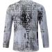 Men's Slim Fit Long Sleeve Workout Shirt - White, Large | Athletic Leisure Wear - Buy Online on GoSupps.com