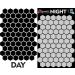 Biomar Labs Hexagon Reflective Stickers Set - 71 Self-Adhesive Bike Safety Reflectors (Black) - Premium Reflex Film for Enhanced Visibility - Buy Online on GoSupps.com