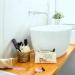 Mr. & Mrs. Panda Small Dog Makeup Bag - Gift Etui & Spring Folder for Cosmetics - White - Buy Online on GoSupps.com