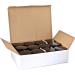 Vivaplex 12 Amber 4 oz Round Glass Jars with Inner Liners and Black Lids - Set of 12 - Buy Online on GoSupps.com