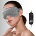 Heated Eye Mask for Dry Eyes ingeware Eyes Heating Pad with Temperature Timer Control Warm Eyes Compress (Dark Grey) Remote