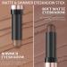 FOCALLURE 2PCS Eyeshadow Stick Set - Shimmer & Matte Cream Pencil Crayon, Long Lasting & Waterproof with Blending Brush - Daily Chocolate - Buy Online on GoSupps.com
