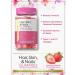 Carlyle Hair Skin and Nails Gummies | 75ct | Biotin & Collagen | Women's Gummy Supplement | Strawberry Flavor - Buy Online on GoSupps.com