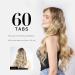 Professional Double-Sided Replacement Tape for Hair Extensions - 60 Tabs (4 cm x 0.9 cm) Clear - Buy Online on GoSupps.com
