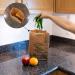 Bag to Earth -12C- Kitchen Food Waste Bag - Compostable Bag - Leak Resistant Cellulose Liner - Plastic Free - Small - 12 Bags - Buy Online on GoSupps.com