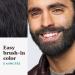 Just For Men Mustache & Beard Color, Real Black M-55, 3 Pack - Biotin, Aloe & Coconut Oil for Healthy Gray Hair - Buy Online on GoSupps.com