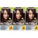 Garnier Hair Color Nutrisse Ultra Coverage Nourishing Creme 400 Deep Dark Brown (Sweet Pecan) Permanent Hair Dye 3 Count (Packaging May Vary)