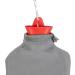 Buy Relaxdays Hot Water Bottle with Fluffy Cover - 1.5L Odorless Natural Rubber - Grey/Red - Perfect for Cozy Comfort - Buy Online on GoSupps.com