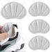 Heel Grips 2 Pairs of Shoe Heel Pads Stick-on Protectors - Blister Prevention if Shoes Too Big for Ladies & Men by Unel (Grey)