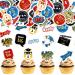 Ercadio 72 Pack Graduation Edible Cupcake Toppers Class of 2024 Grad Cap Cupcake Picks for 2024 Graduation Theme Party Cake Decorations Supplies Edible-72