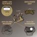Funpetic Dog Harnesses 2022 - Reflective Padded Breathable Anti-Train Harnesses for Small Medium Large Dogs - Brown - Buy Online on GoSupps.com