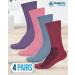 Doctor's Select Diabetic Socks - 4 Pairs Non-Binding Womens & Mens Diabetic Socks - Buy Online on GoSupps.com