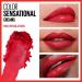 Maybelline Color Sensational Lipstick  Lip Makeup  Cream Finish  Hydrating Lipstick  Nude  Pink  Red  Plum Lip Color  Red Revolution  0.15 oz  (Packaging May Vary) 630 RED REVOLUTION 0.15 Ounce (Pack of 1) - Buy Online on GoSupps.com
