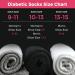 Diabetic Cotton Crew Socks 6 Pairs 10-13 Beige | Men's Women's Loose Fit Non-Binding - Buy Online on GoSupps.com