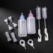 KroY PecoeD Pet Feeding Bottle Kit - 50ml Milk Feeding Bottle for Dog Cat Puppy with Replacement Nipples and Cleaning Brushes - Small Pet Feeding Tool - Buy Online on GoSupps.com