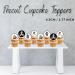 PRECUT Pirate Edible Cupcake Toppers - Pirates Theme Premium Thickness SWEETENED VANILLA - wafer card disc cake decorations (24) - Buy Online on GoSupps.com