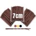 Mbmomnus 150pcs Bobby Pins Brown Hair Clips 7cm/2.75in Hair Pins Long Kirby Grips for Women Girls Hair Accessories Ideal for All Types Makeup & Hair Styling 7cm-150Pcs Brown
