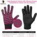 Buy 2 Piece Heat Resistant Gloves with Silicone Bumps - Professional Heat Proof Mitts for Hair Styling & Curling | Universal Fit Size - Buy Online on GoSupps.com