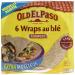 Old El Paso - 6 Whole Wheat Wraps 350 g