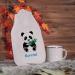 Personalized Hot Water Bottle with Cover - Custom Text & Design | Cozy 800ml Panda Heat Bottle | Perfect Gift Idea for Adults & Kids - Buy Online on GoSupps.com