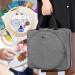 LoDrid Embroidery Kit Project Bag with Starter Kit - Portable Craft Carry Case for Embroidery Supplies and Cross Stitch Kits - Ideal for Beginners - Gray - Buy Online on GoSupps.com