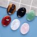 UU UNIHOM Carnelian Thumb Worry Stone Natural Chakra Polished Oval Pocket Palm Stone for Anxiety Stress Relief Therapy Carnelian Agate - Buy Online on GoSupps.com