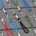 Buy Durable Nylon & Stainless Steel Materium Key Rings with Mini Carabiner | 3-Pack Red Keychains for Lanyards & Paracord - Buy Online on GoSupps.com