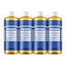 Dr. Bronner's - Pure-Castile Liquid Soap (Tea Tree) - Made with Organic Oils  18-in-1 Uses: Acne-Prone Skin  Dandruff  Laundry  Pets and Dishes  Concentrated  Vegan  Non-GMO   Peppermint 32 Fl Oz (Pack of 1)