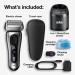 Braun Series 8 8453cc Electric Shaver + Braun Clean & Renew Refill Cartridges (6 Pack) Electric Shaver+ Shaver 6 Pack - Buy Online on GoSupps.com