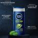 Nivea Men Energy Shower Gel 250ml pH-Skin-Friendly Care Vitalizing Fragrance 24h Fresh Effect | Mint Extract for Body Face & Hair - Buy Online on GoSupps.com