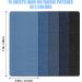 Multiqon Iron-on Denim Patches - Strongest Bond for Clothing Repair - Shades of Black, Blue, and Sky Blue - Buy Online on GoSupps.com
